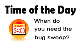 Bug Sweeping Cost in Middlesex